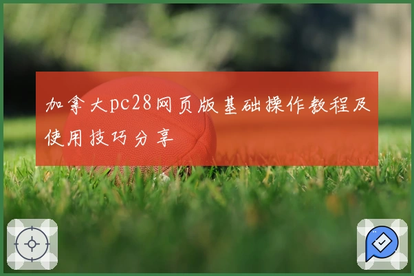 加拿大pc28网页版基础操作教程及使用技巧分享